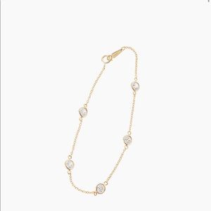 MM Lafleur 5 Stone Bracelet in 14kt Yellow Gold